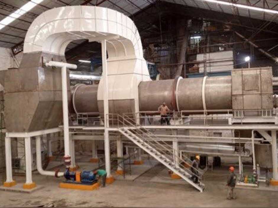 Montaje de secador de azúcar MySISA